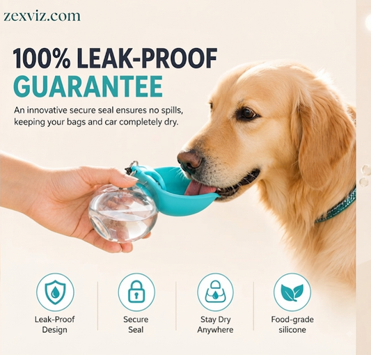 Foldable Travel Hydration Bottle for Pets