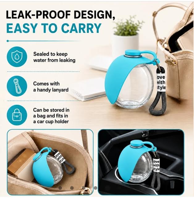 Foldable Travel Hydration Bottle for Pets