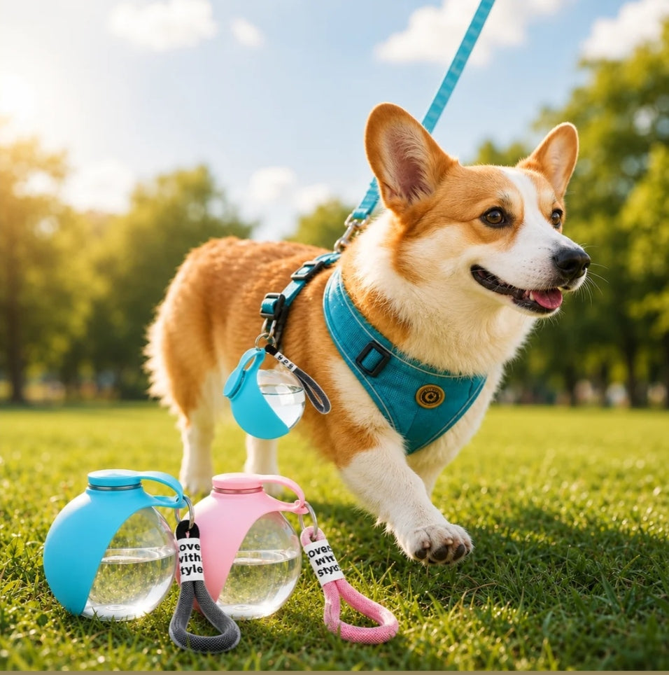 Foldable Travel Hydration Bottle for Pets